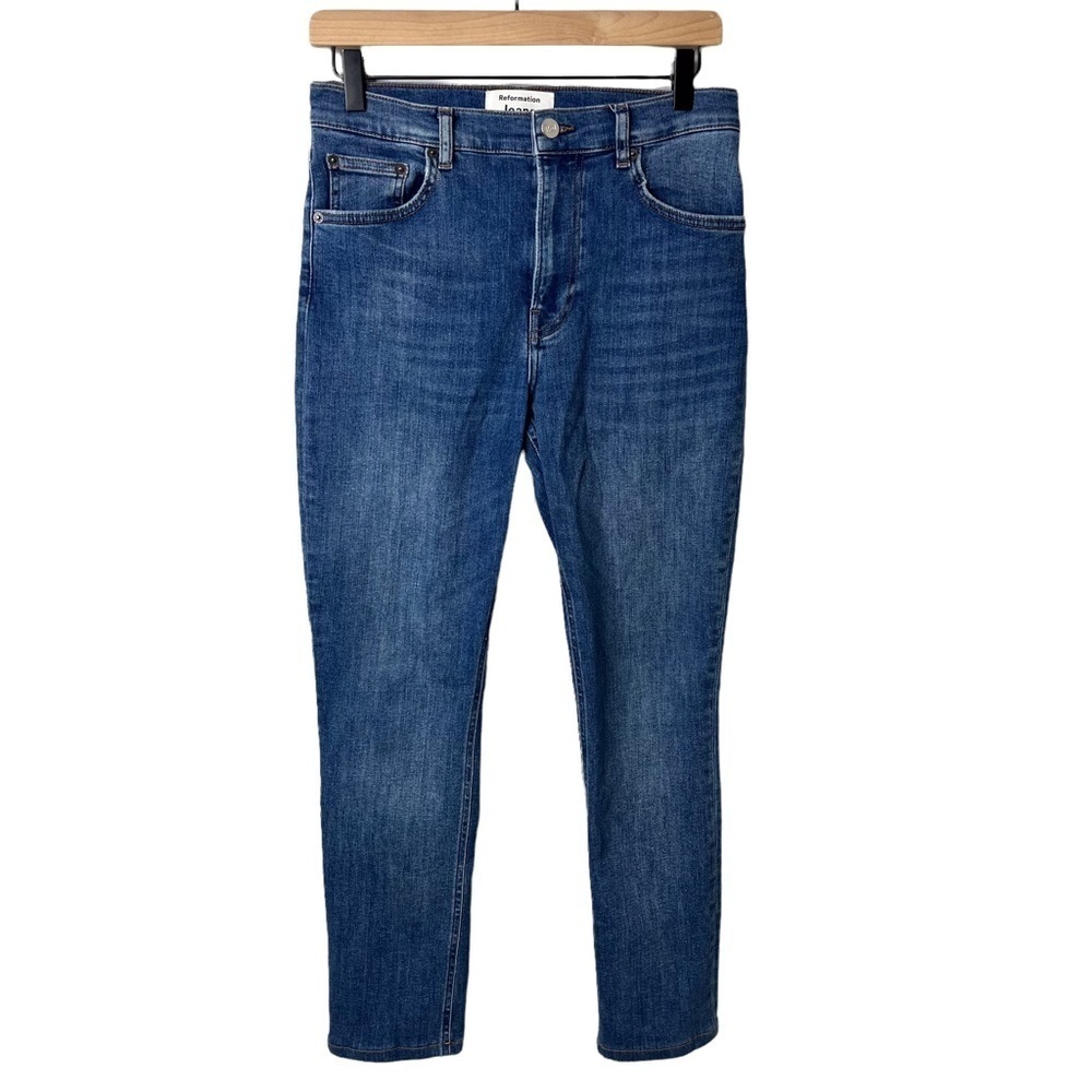 Reformation High Waisted Skinny Jeans Destin Wash Size 28